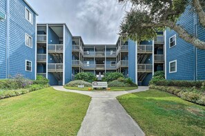 Exterior - Chic Oceanfront North Topsail Beach Condo w/ Deck (North Topsail Beach)