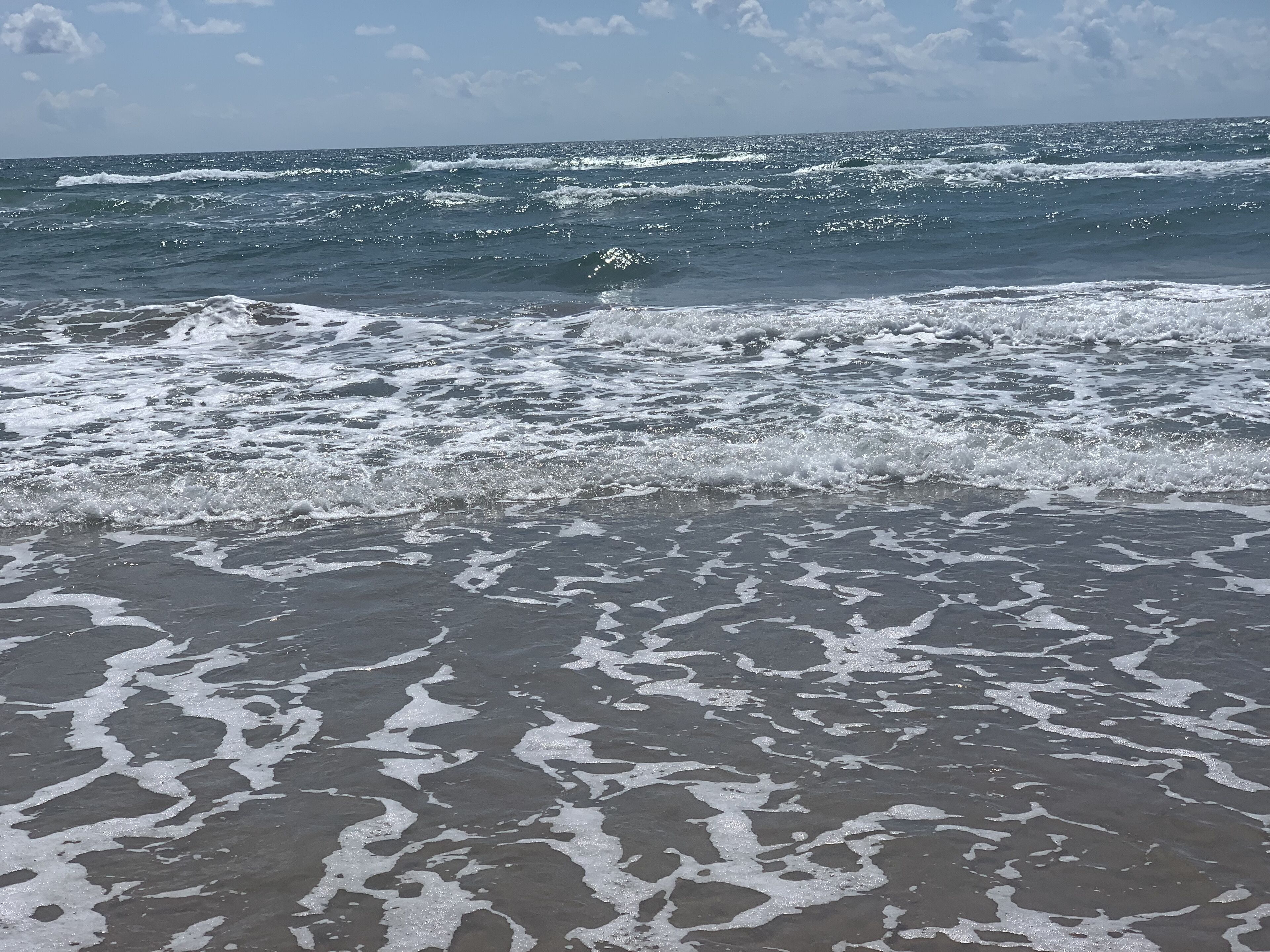 On the beach