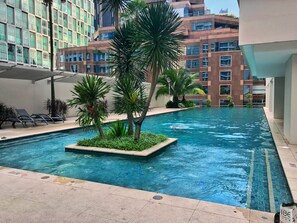 Indoor pool, outdoor pool