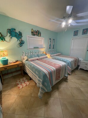 2 bedrooms, iron/ironing board, free WiFi, bed sheets