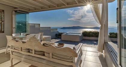 Exklusive Luxusvilla mit 3 Schlafzimmern und atemberaubendem Blick auf das Meer und den Sonnenuntergang