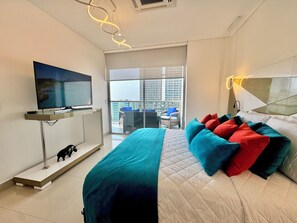 Deluxe appartement | 1 slaapkamer, luxe beddengoed, individueel gedecoreerd