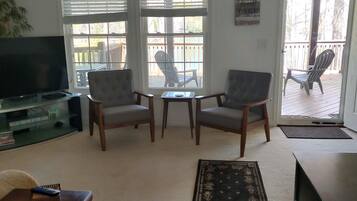 Televisor intel·ligent, reproductor de DVD, llibres i videoteca