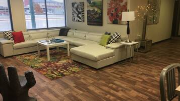 Smart TV, foosball, table tennis, offices