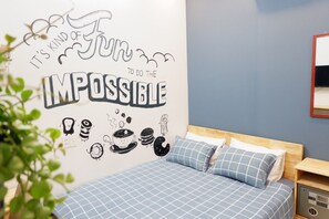 Kamar Double Standar | Brankas, setrika/meja setrika, dan Wi-Fi gratis