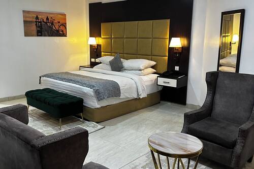 Superior-Zimmer | 1 Schlafzimmer, hochwertige Bettwaren, Betten mit Memory-Foam-Matratzen