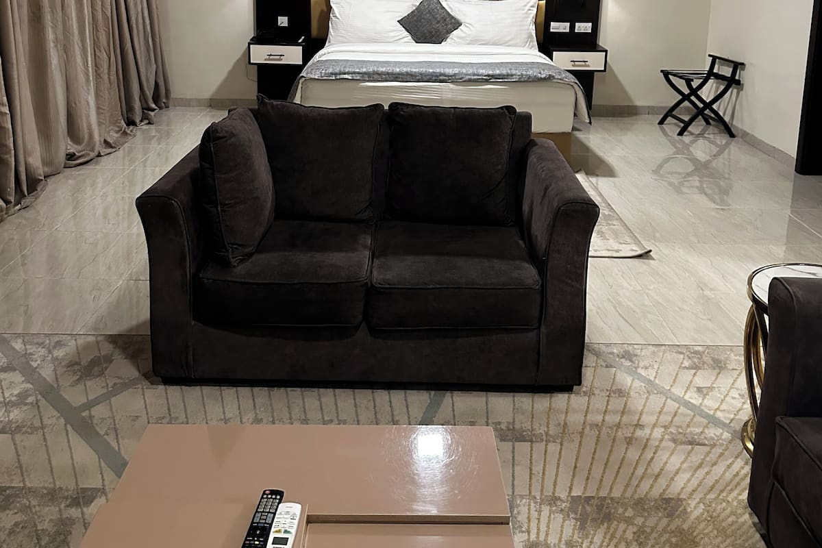 Executive kamer | 1 slaapkamer, luxe beddengoed, bedden met traagschuimmatras