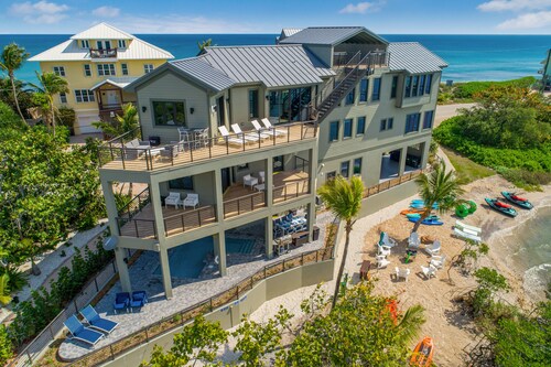 Nirvana Shores: Ocean-2-River FL Beach House w/heated pool,dock,elevator,hot tub
