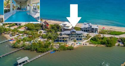 Nirvana Shores: Ocean-2-River FL Beach House avec piscine chauffée, quai, ascenseur, bain à remous