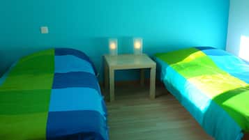 4 chambres, fer et planche Ă repasser, Wi-Fi gratuit, draps fournis