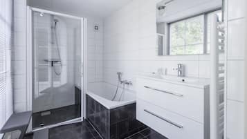 Shower, toilet paper