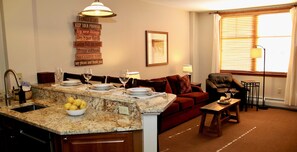 Interior - Ski in/out condo,K Bed,memory foam Q pull-out,xbox,deck has grill,shared hot tub (Winter Park)