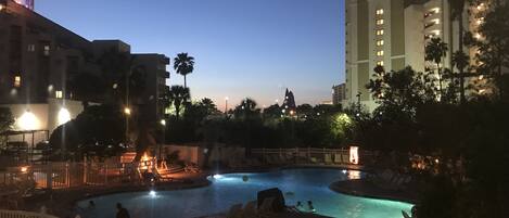 Indoor pool, outdoor pool