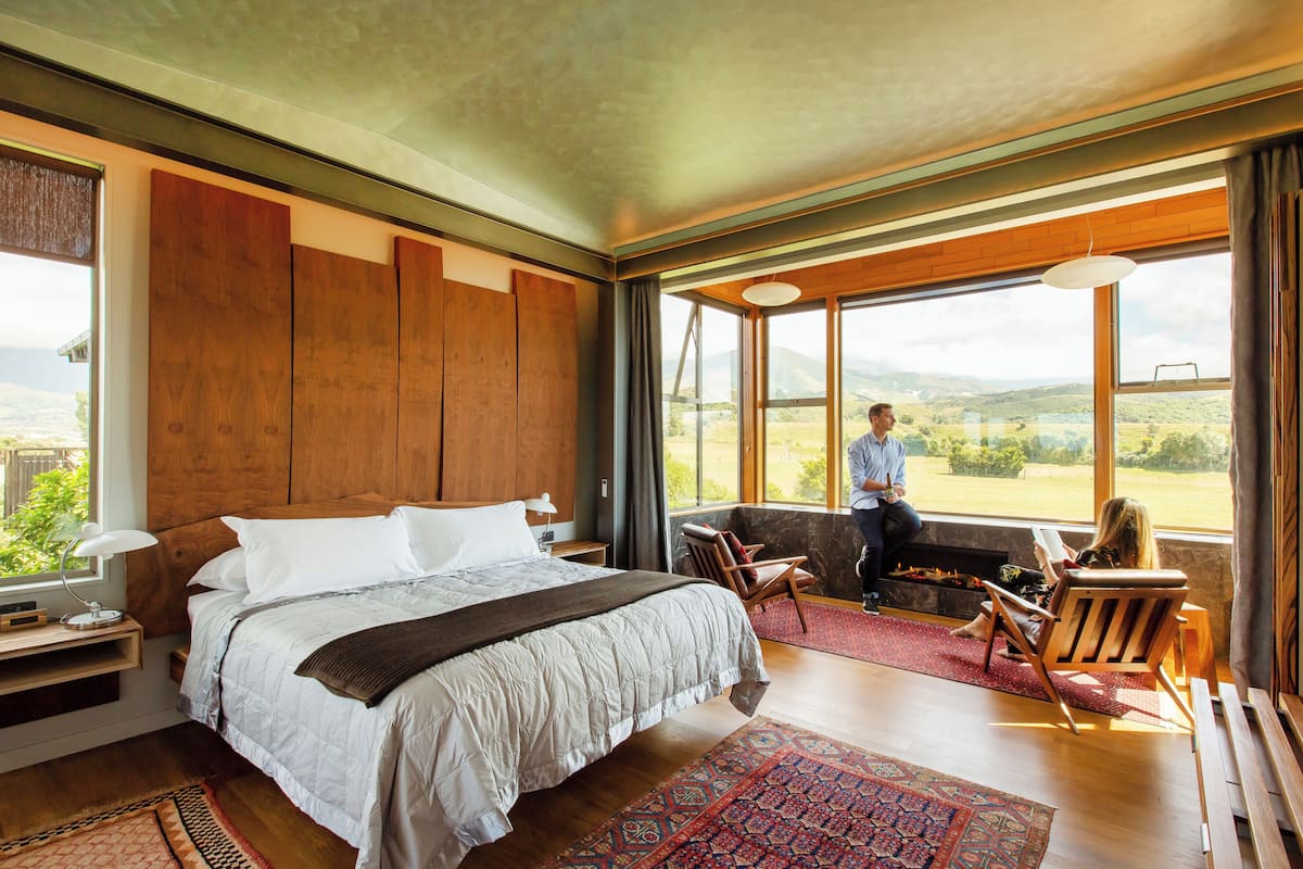 Casa na árvore família, 2 quartos, vista para a montanha | 1 quarto, frigobar, cofres nos quartos, individualmente mobiliados
