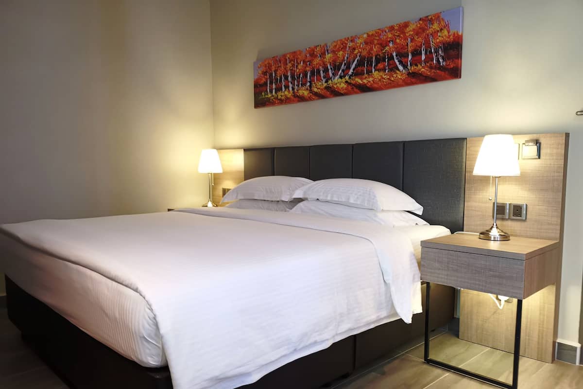 1 chambre, minibar, coffres-forts dans les chambres, bureau