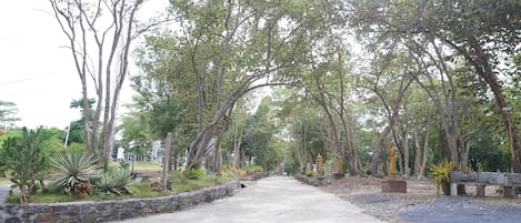 Entrada de la propiedad