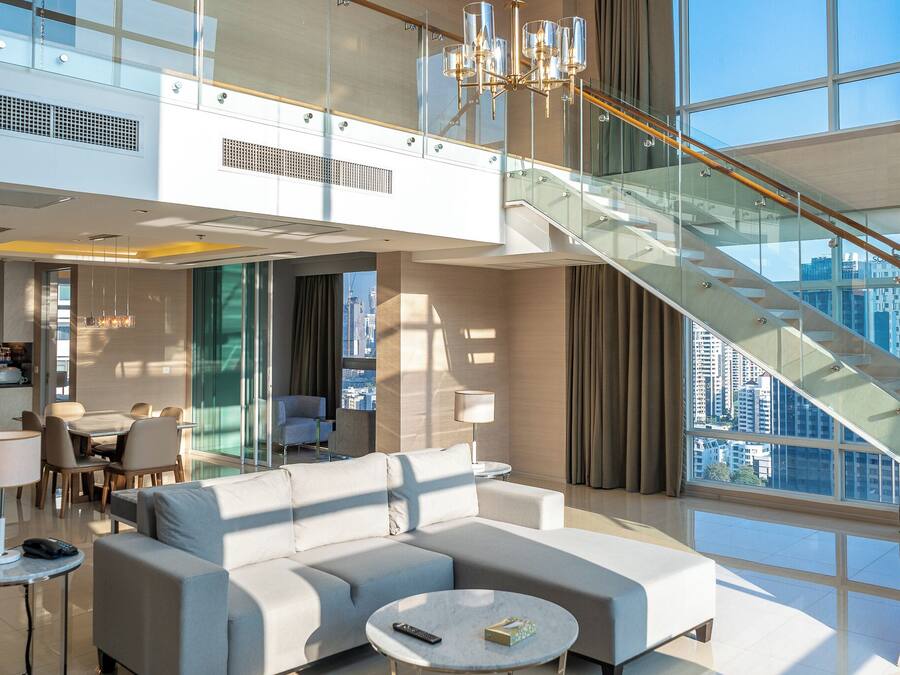 Penthouse Suite | 1 bedroom, premium bedding, Select Comfort beds, in-room safe