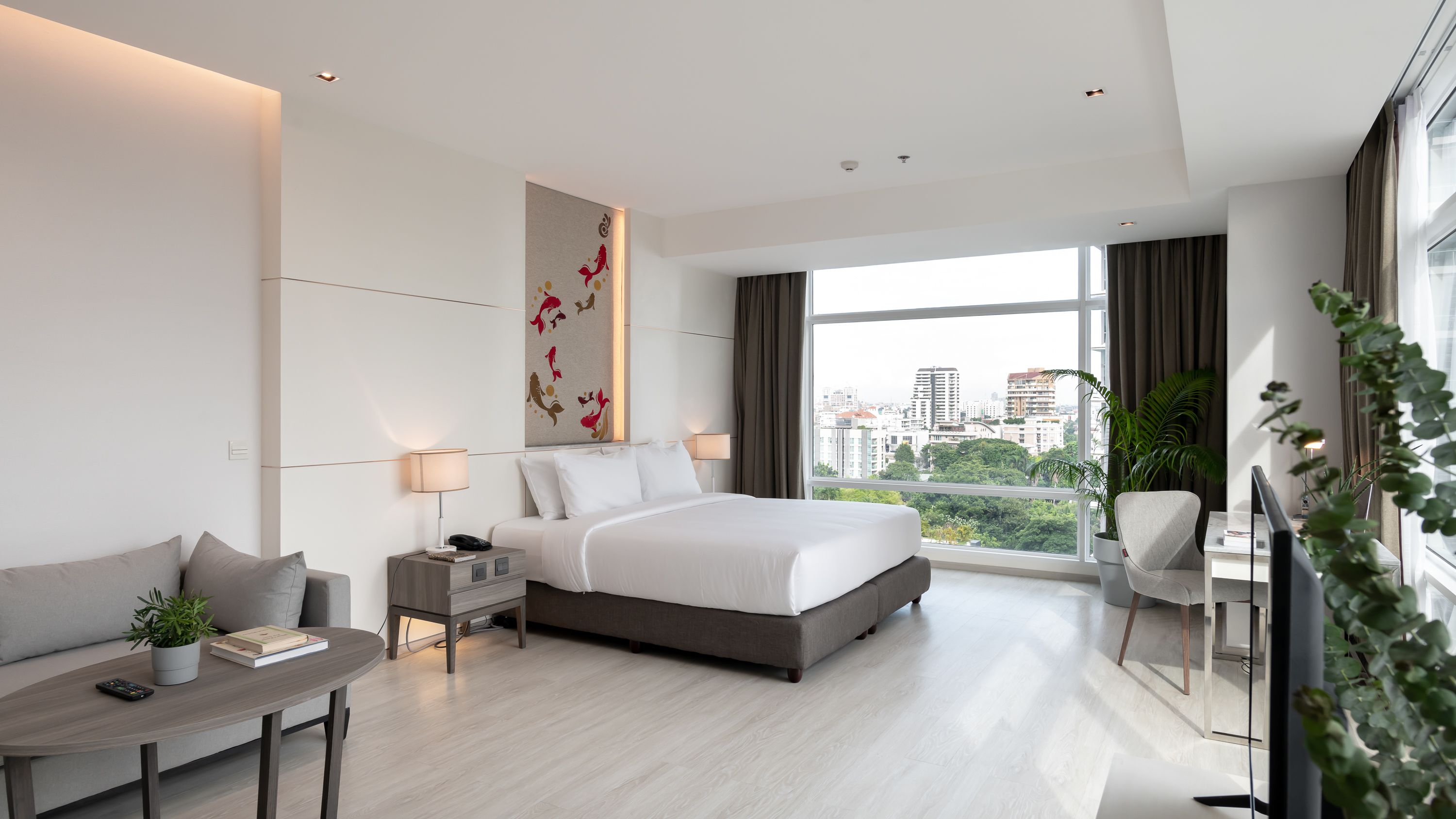 尊榮雙人或雙床房 | 1 間臥室、高級寢具、Select Comfort 床墊、客房內保險箱