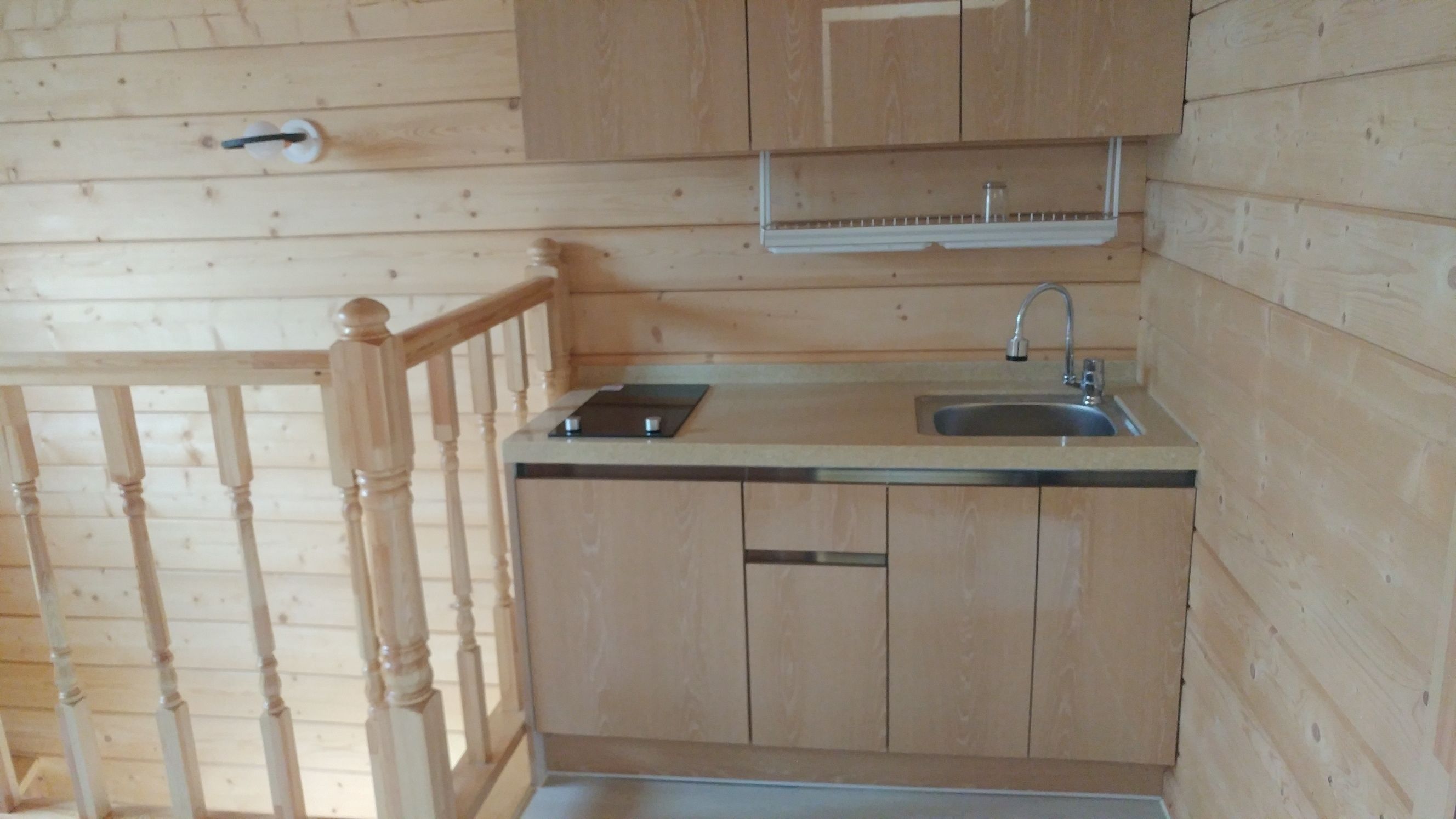 Fridge, microwave, electric kettle, rice cooker