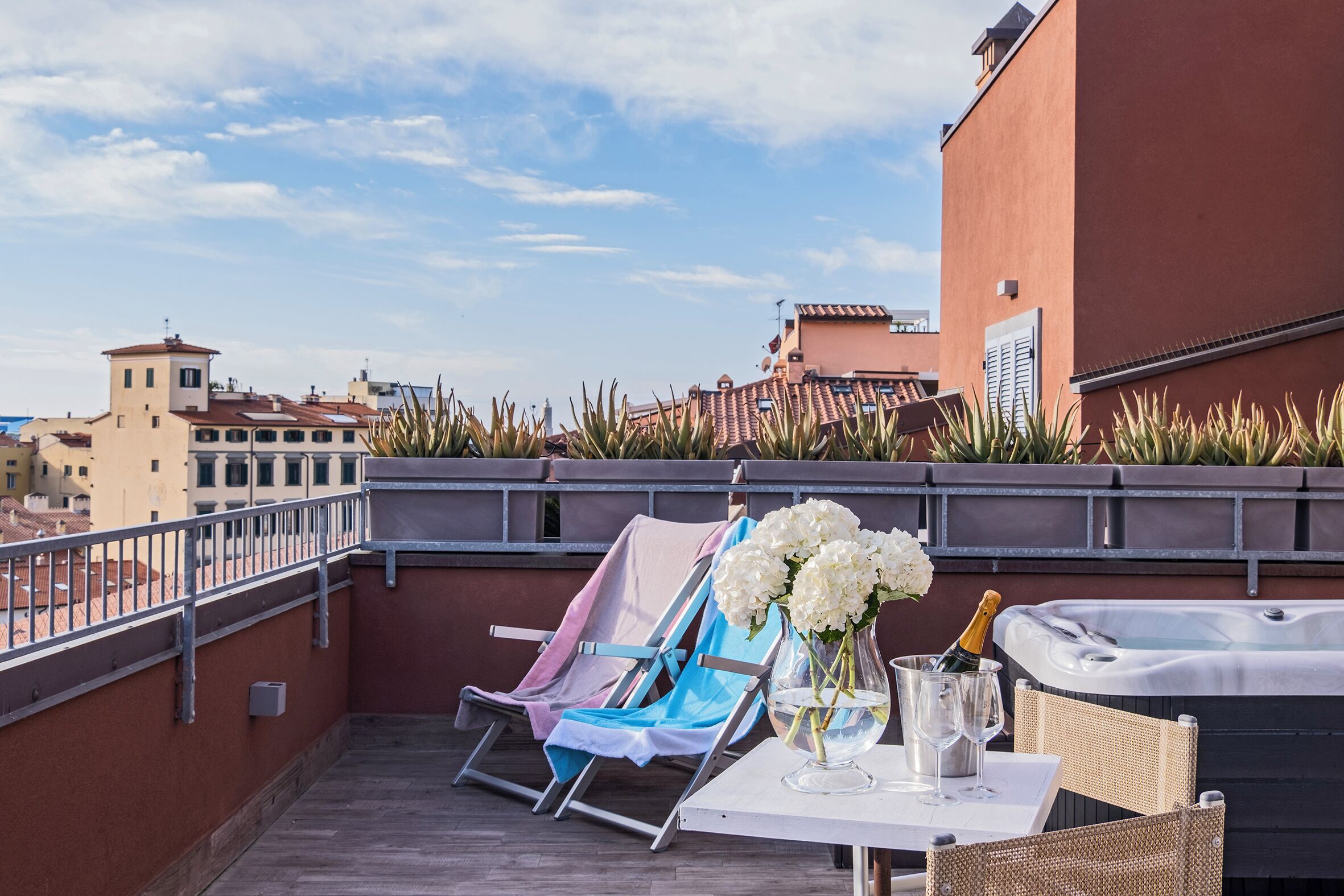 Vasca idromassaggio privata