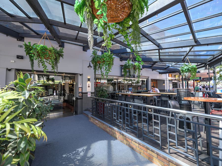 Entrada de la propiedad