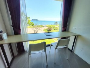 Vista a la playa o al mar