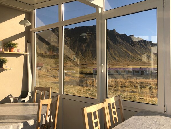 Uitzicht vanuit accommodatie