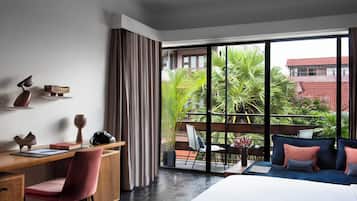 Deluxe-Doppel- oder -Zweibettzimmer | Ausblick vom Zimmer