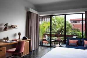 Deluxe-Doppel- oder -Zweibettzimmer | Ausblick vom Zimmer