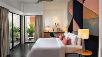 Deluxe Double or Twin Room, Pool View | View from room