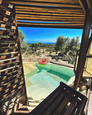 Egyptian cotton sheets, premium bedding, down duvets, minibar - Masseria Santa Teresa (Monopoli)