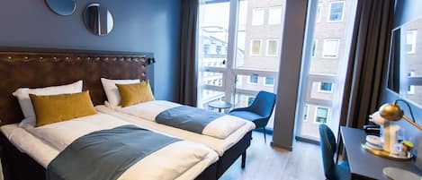 Superior-Doppelzimmer | Verdunkelungsvorhänge, schallisolierte Zimmer, Zustellbetten