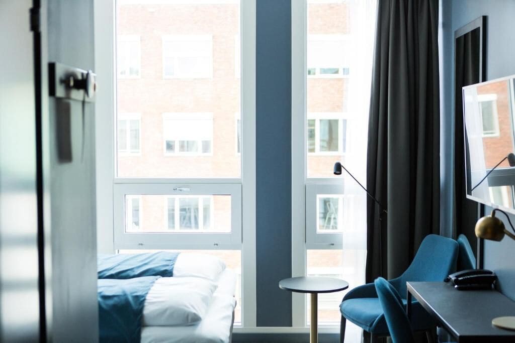 스탠다드 트윈룸 | 암막 커튼, 방음 설비, 무료 WiFi, 침대 시트