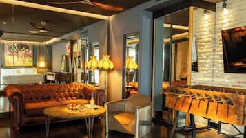 Een flatscreentelevisie