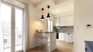 Appartement, 1 chambre, balcon | Cuisine privée