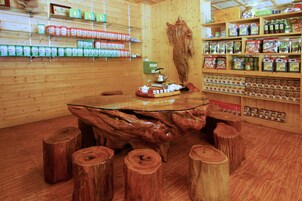 Sala de estar en el lobby