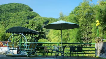 Familien-Ferienhütte, Nichtraucher | Blick auf die Berge