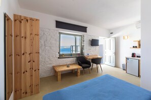 Standard Double Room, Sea View | In-room safe, desk, iron/ironing board, free WiFi - Mykonos Azure (Mykonos)