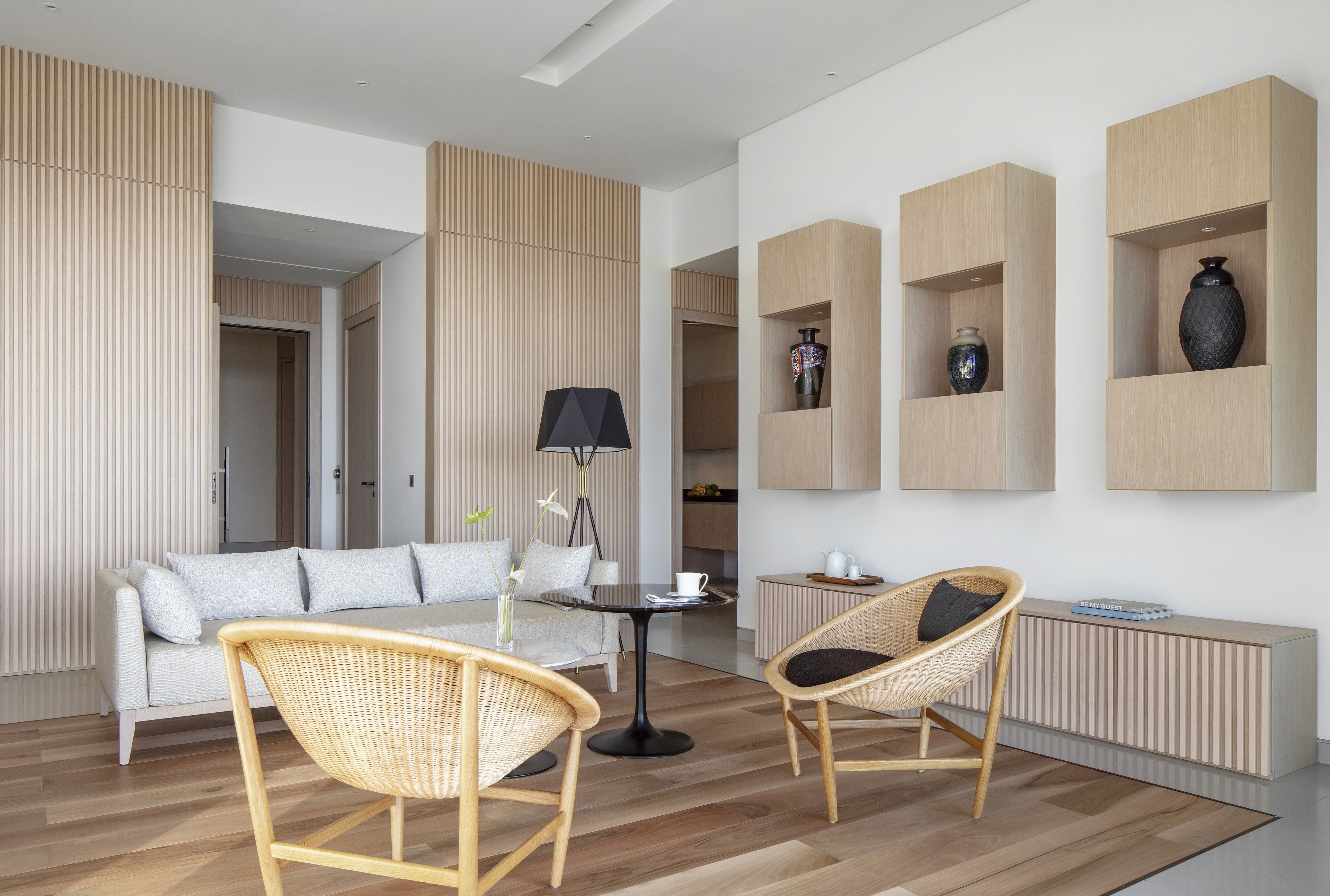 ocean view junior suite | living area | 50-inch smart tv with cable channels, tv, netflix