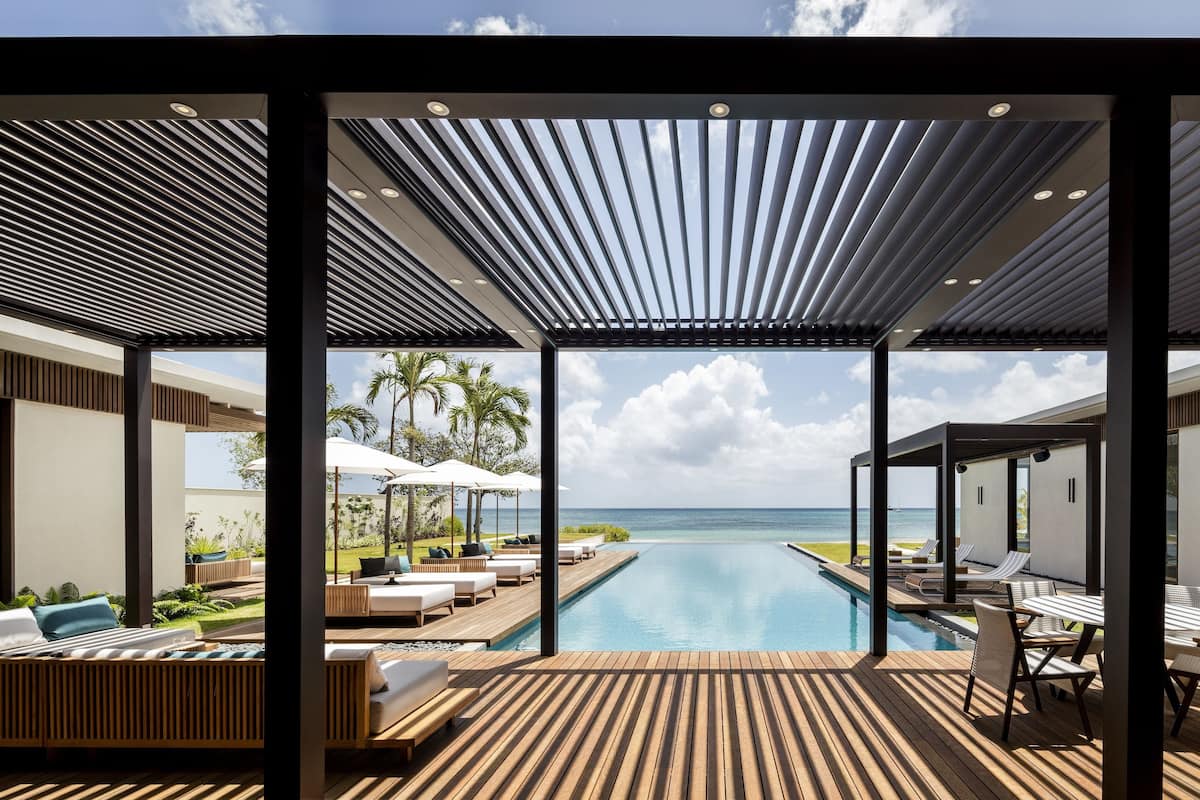 Four Bedroom Beachfront Pool Villa | Egyptian cotton sheets, premium bedding, down comforters, pillowtop beds