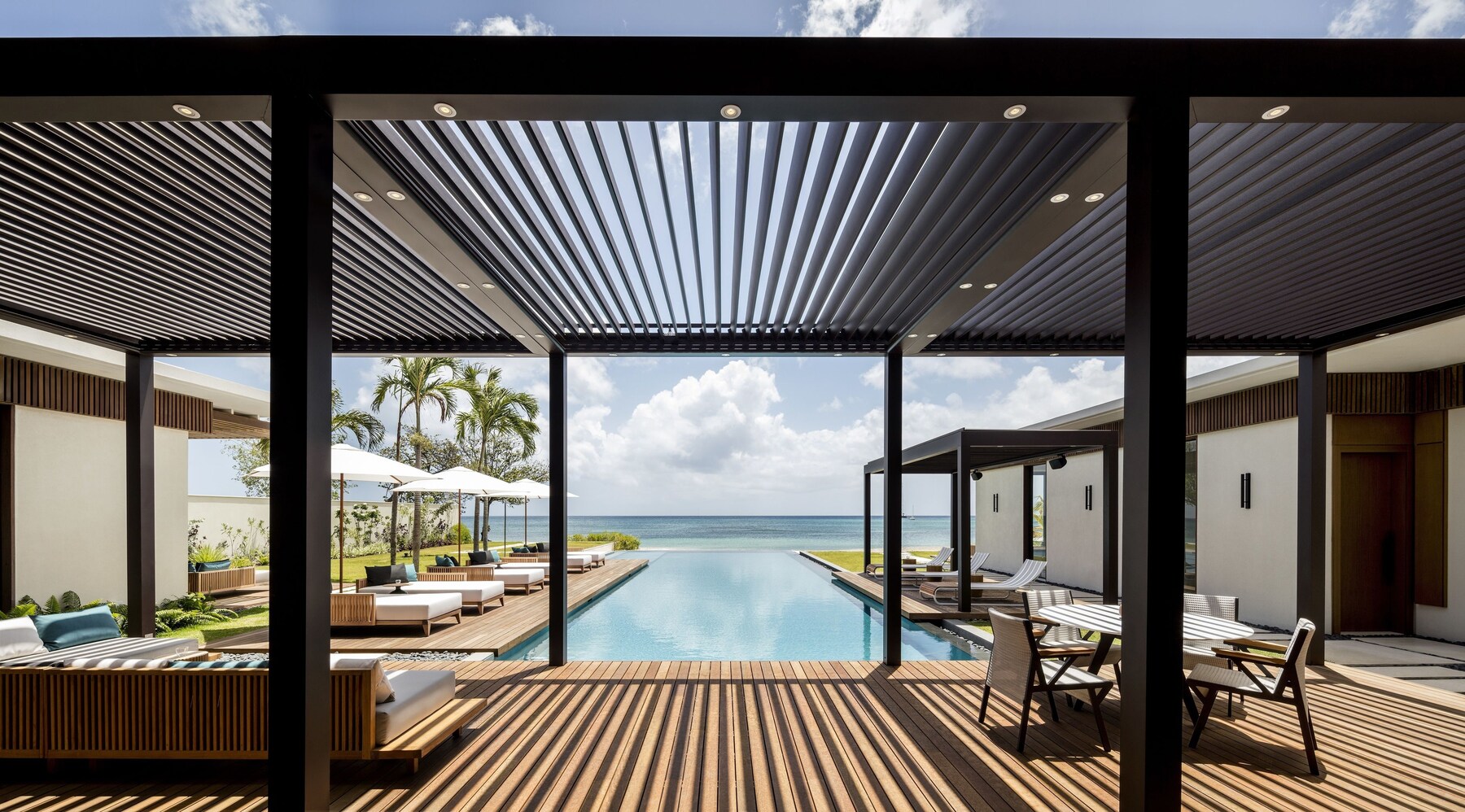 Four Bedroom Beachfront Estate with Pool | Egyptian cotton sheets, premium bedding, down comforters, pillowtop beds