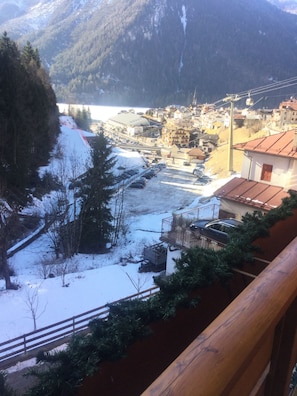 Blick von der Unterkunft
