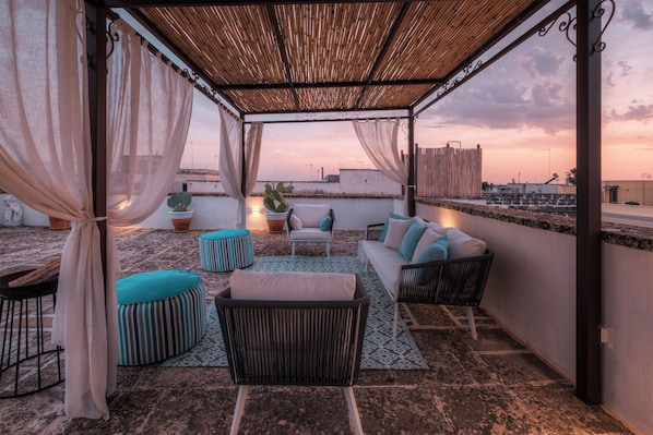 Terrasse sur le toit