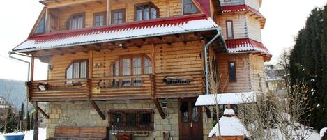 Façade de l’hébergement