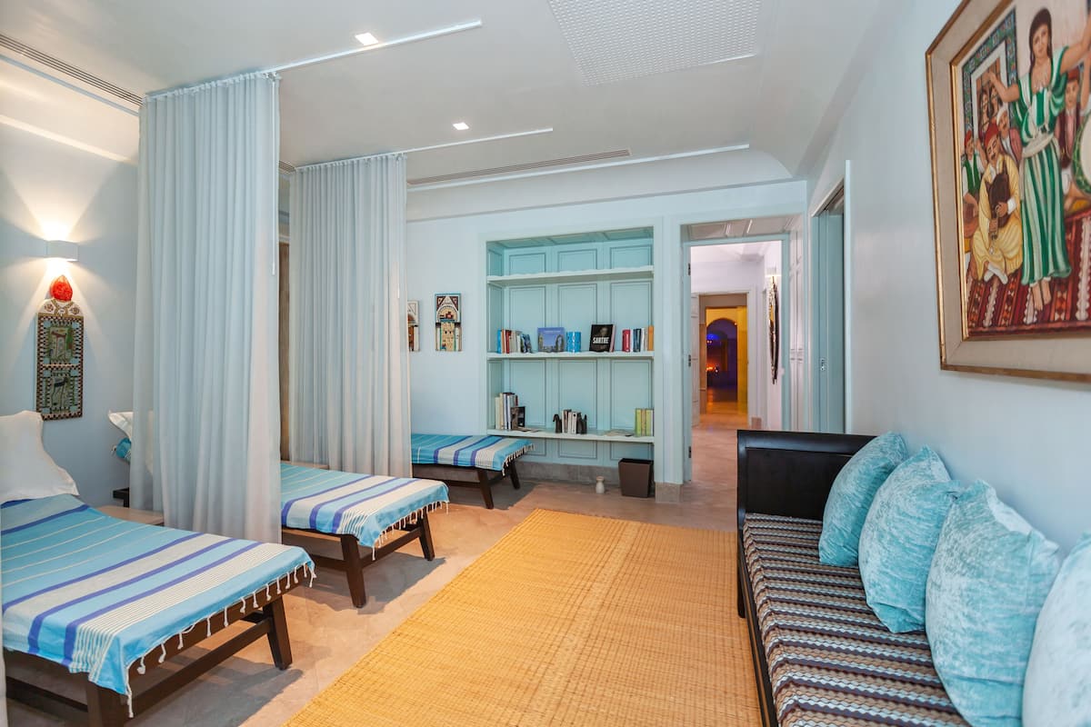 body scrubs, facials, reflexology, manicures and pedicures, massages