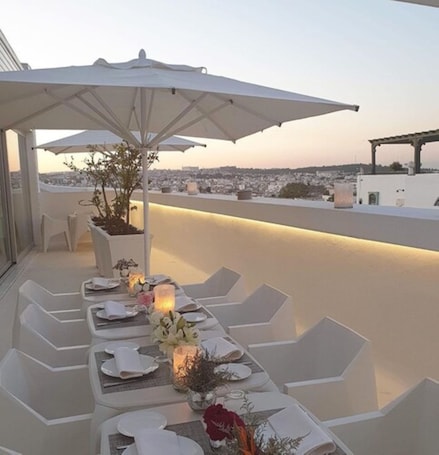 Terraza o patio. Dar el Jeld Hôtel & Spa