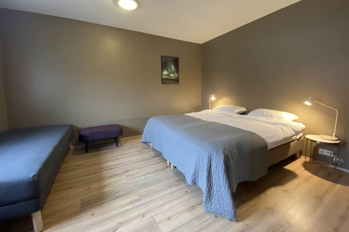Apartamento, 2 quartos | 1 quarto, cortinas blackout, Wi-Fi de cortesia, roupa de cama