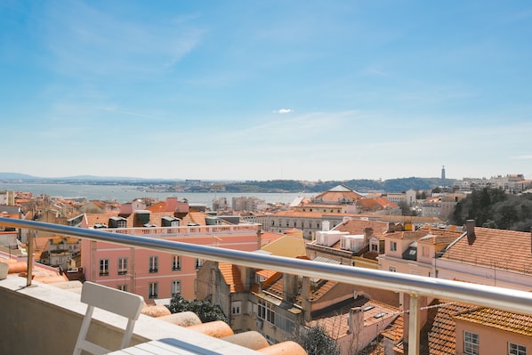 Apartment, 3 Bedrooms, Terrace, Ocean View | Balcony view - LV Premier P. Real PI1 (Lisbon)