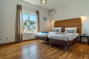 5 chambres, draps en coton égyptien, literie de qualité supérieure