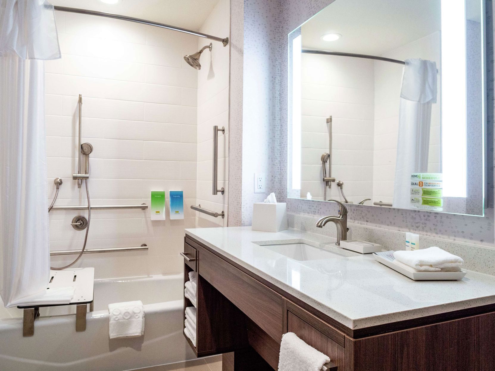Bathroom | Eco-friendly toiletries, hair dryer, towels, soap